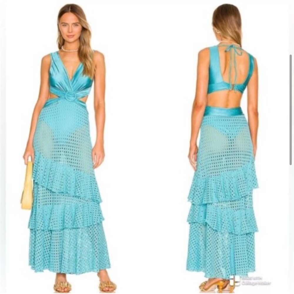 PatBO Sleeveless Beach Dress in Curacao NWT - Medium